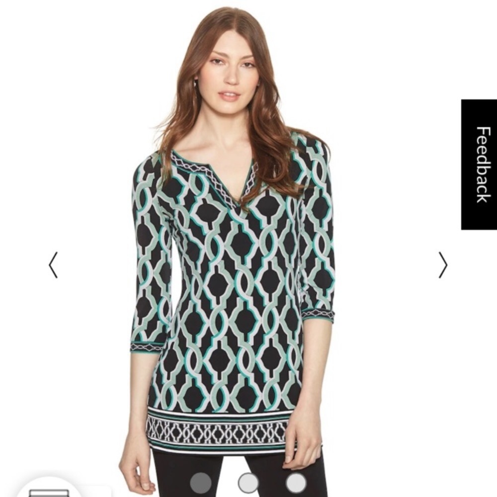 🌼3/$30🌼 WHBM Green Tunic size Small